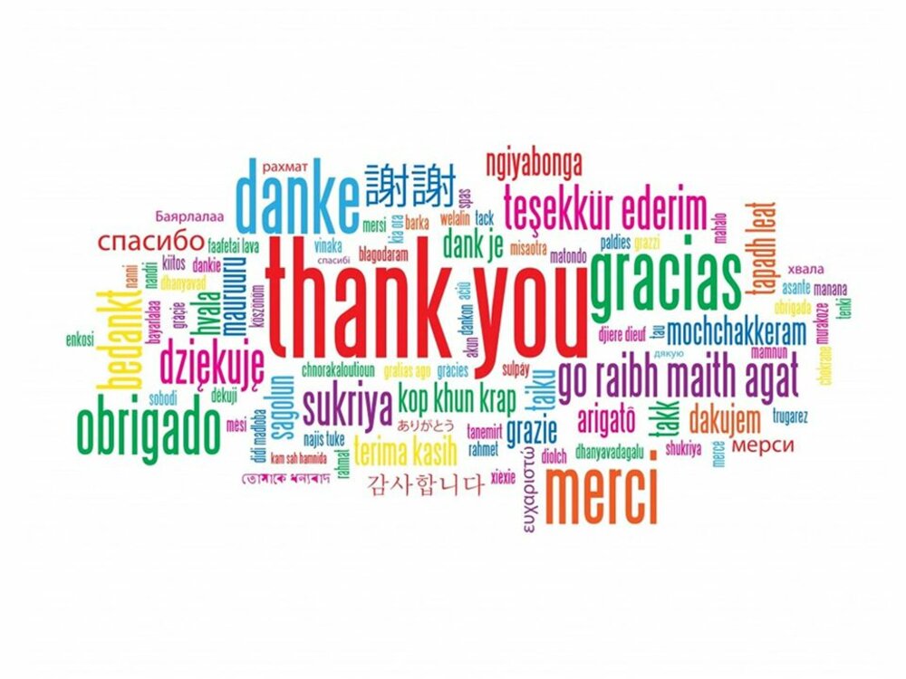 THANK YOU WORDS