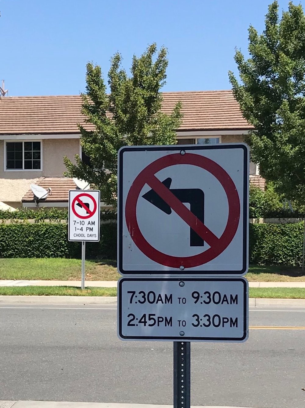 Parking lot sign