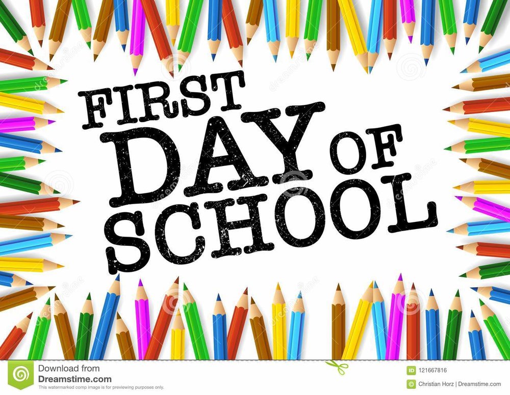 sign for first day of school