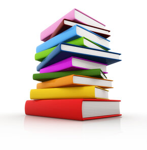 pile of books