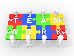 Teamwork sign