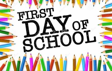 sign for first day of school