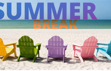 beach with chairs